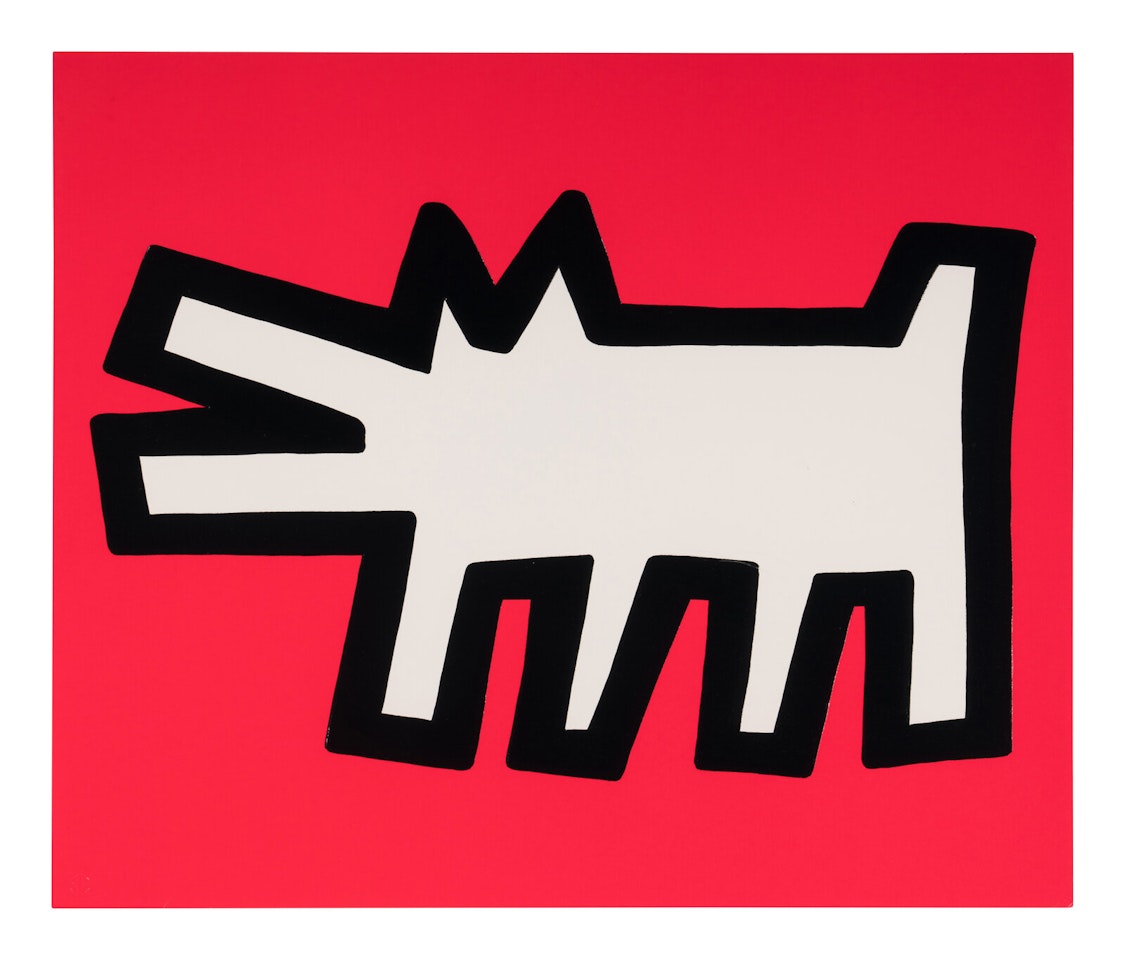 Barking Dog (from Icons) by Keith Haring