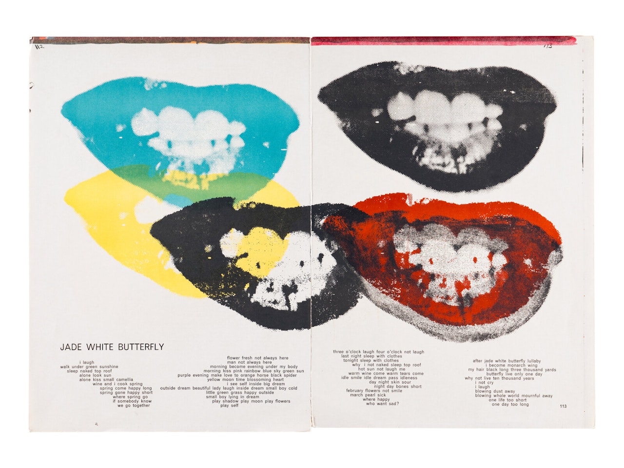 Marilyn Monroe I Love Your Kiss Forever Forever (from One Cent Life) by Andy Warhol