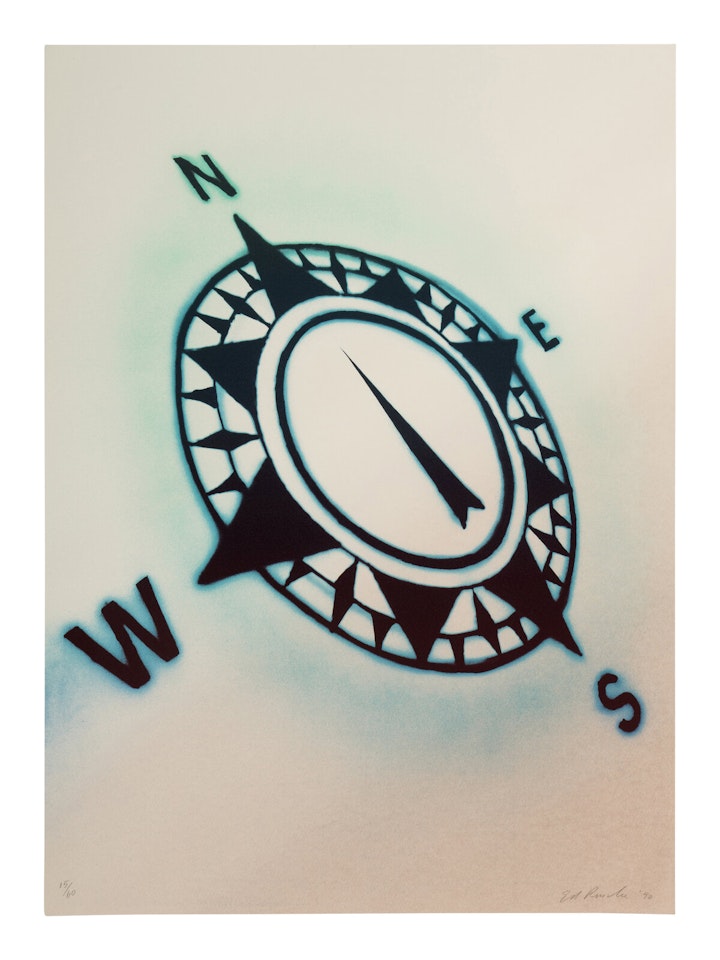 Compass by Ed Ruscha