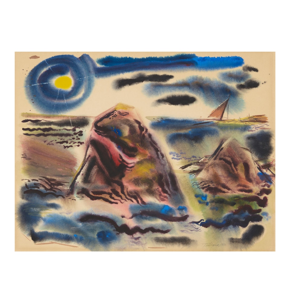Untitled by Wayne Thiebaud