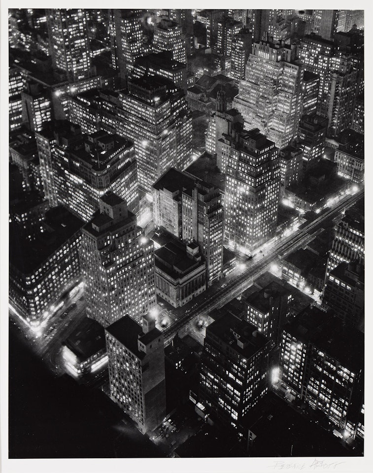 New York at Night by Berenice Abbott