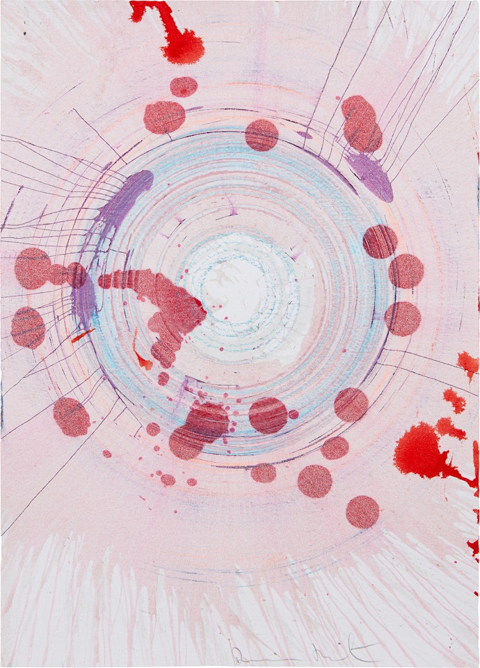 Untitled (Spin Painting) by Damien Hirst