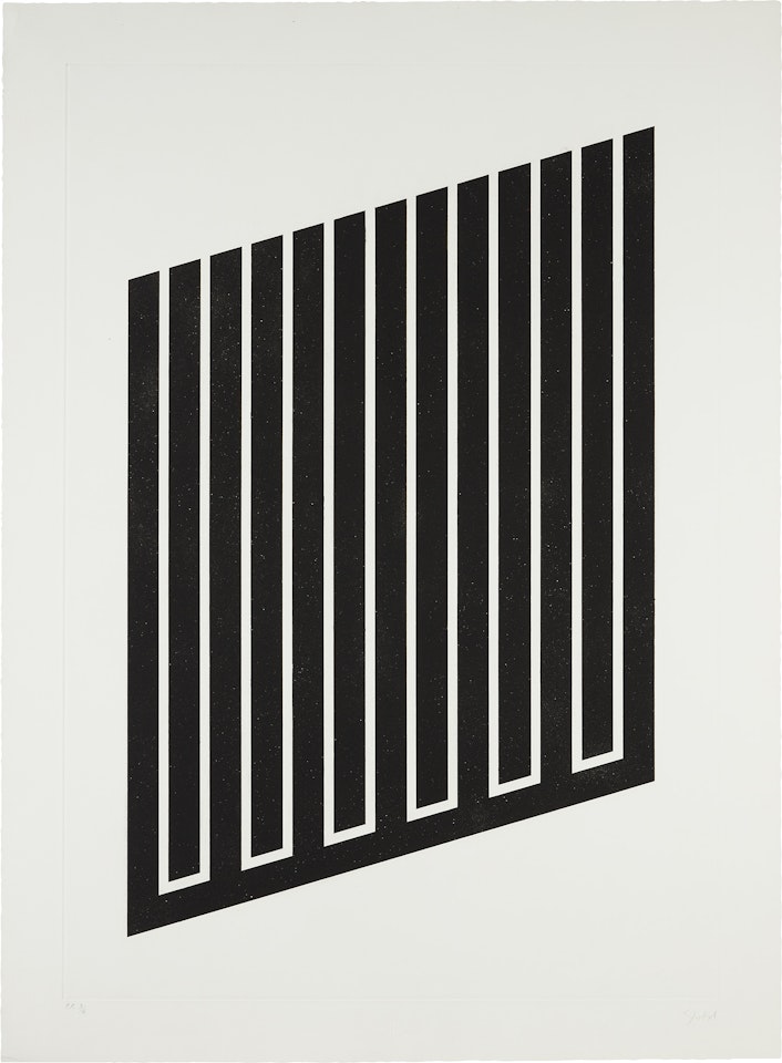 Untitled: one plate (S. 100) by Donald Judd
