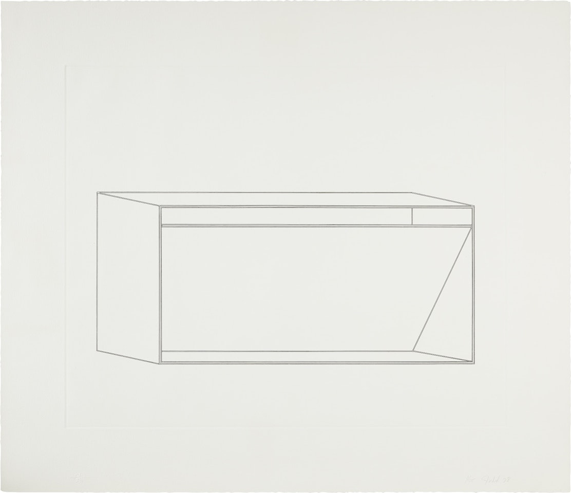 Untitled: one plate (S. 105) by Donald Judd