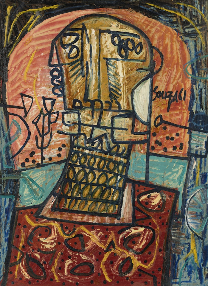 Untitled (Bearded Man) by Francis Newton Souza