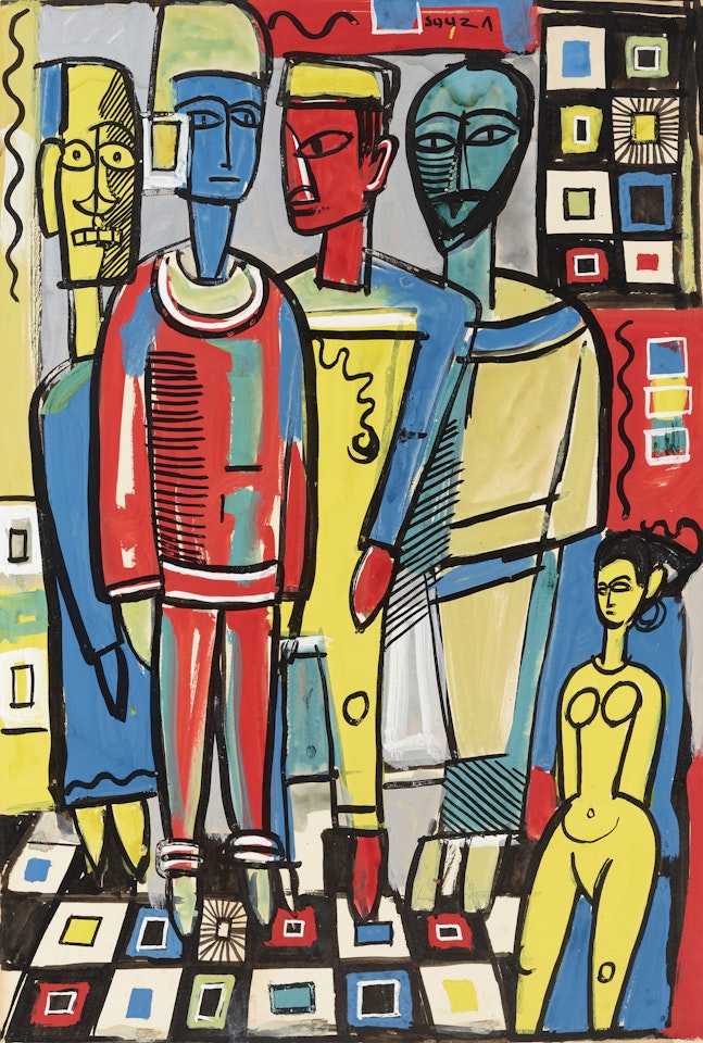 Untitled (Figures) by Francis Newton Souza