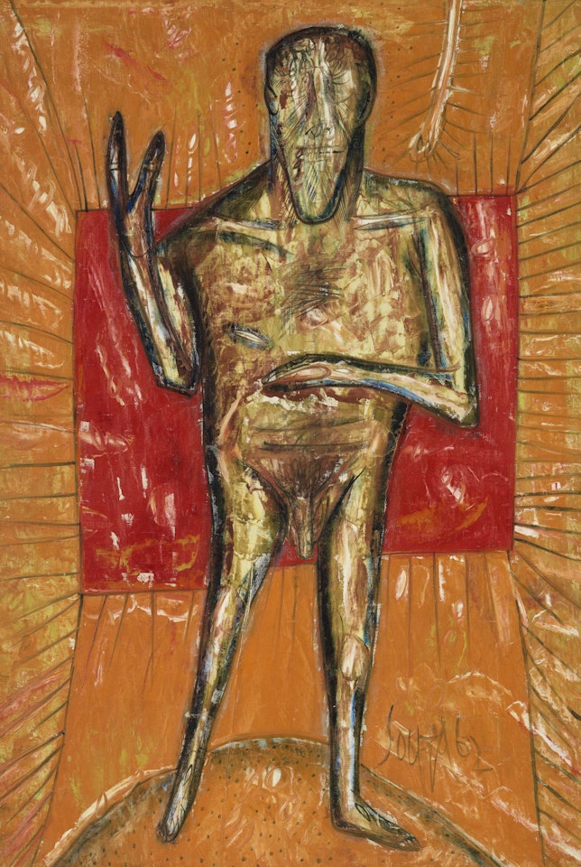 Resurrected Christ by Francis Newton Souza