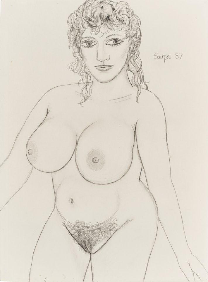 Untitled (Nude) by Francis Newton Souza