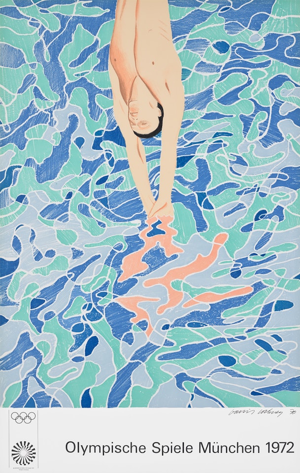 Olympische Spiele München (Olympic Games Munich) (B. 34) by David Hockney