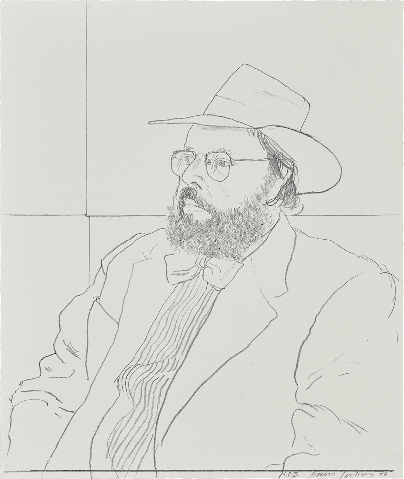 Henry Geldzahler with Hat, from Friends (G. 711, S.A.C. 181) by David Hockney