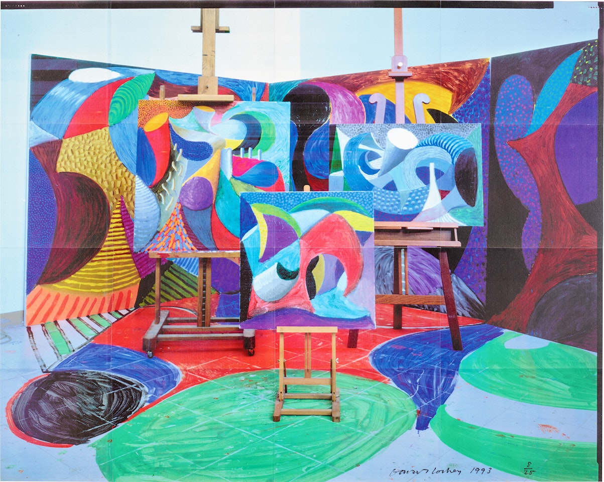Painted Environment II (M.C.A.T. 352) by David Hockney
