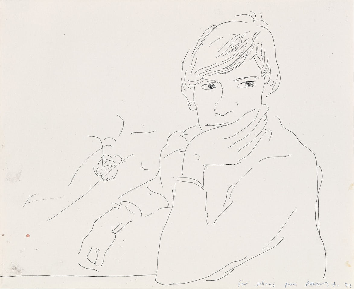 Untitled (Portrait of Johnny) by David Hockney