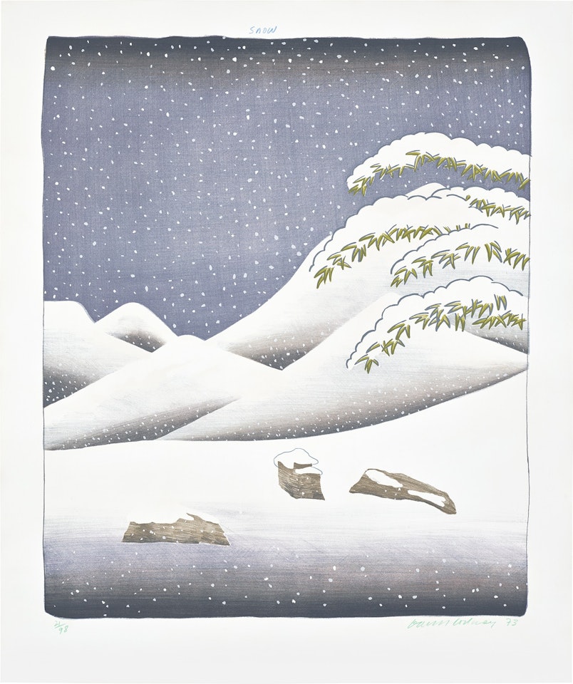 Snow, from Weather Series (G. 445, S.A.C. 140, M.C.A.T. 131) by David Hockney