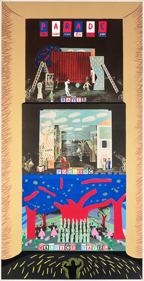 A French Triple Bill Poster (B. 109) by David Hockney