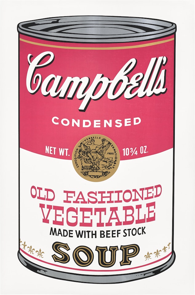 Old Fashioned Vegetable, from Campbell"s Soup II (F. & S. 54) by Andy Warhol