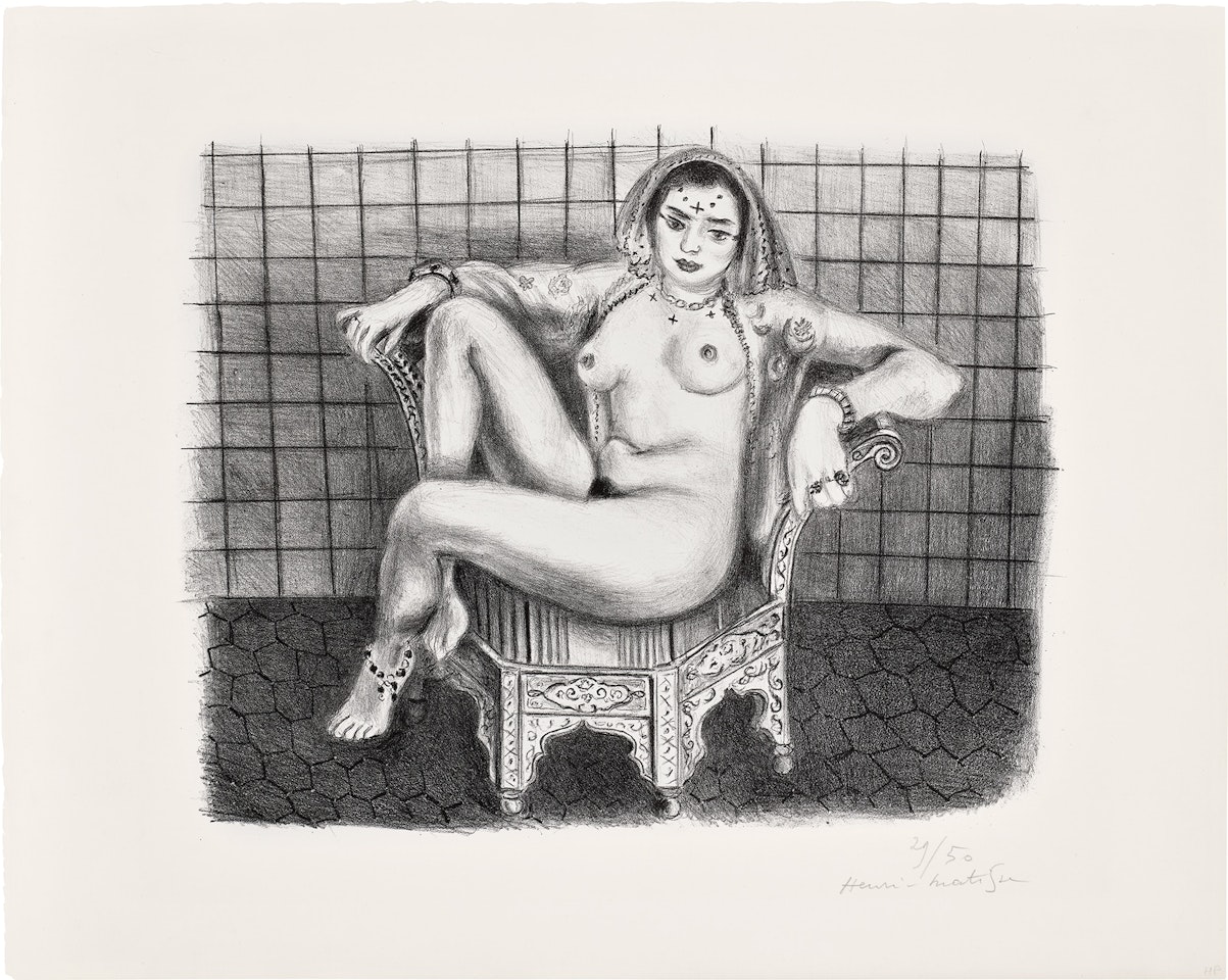 Jeune hindoue (Young Hindu) (D. 508) by Henri Matisse