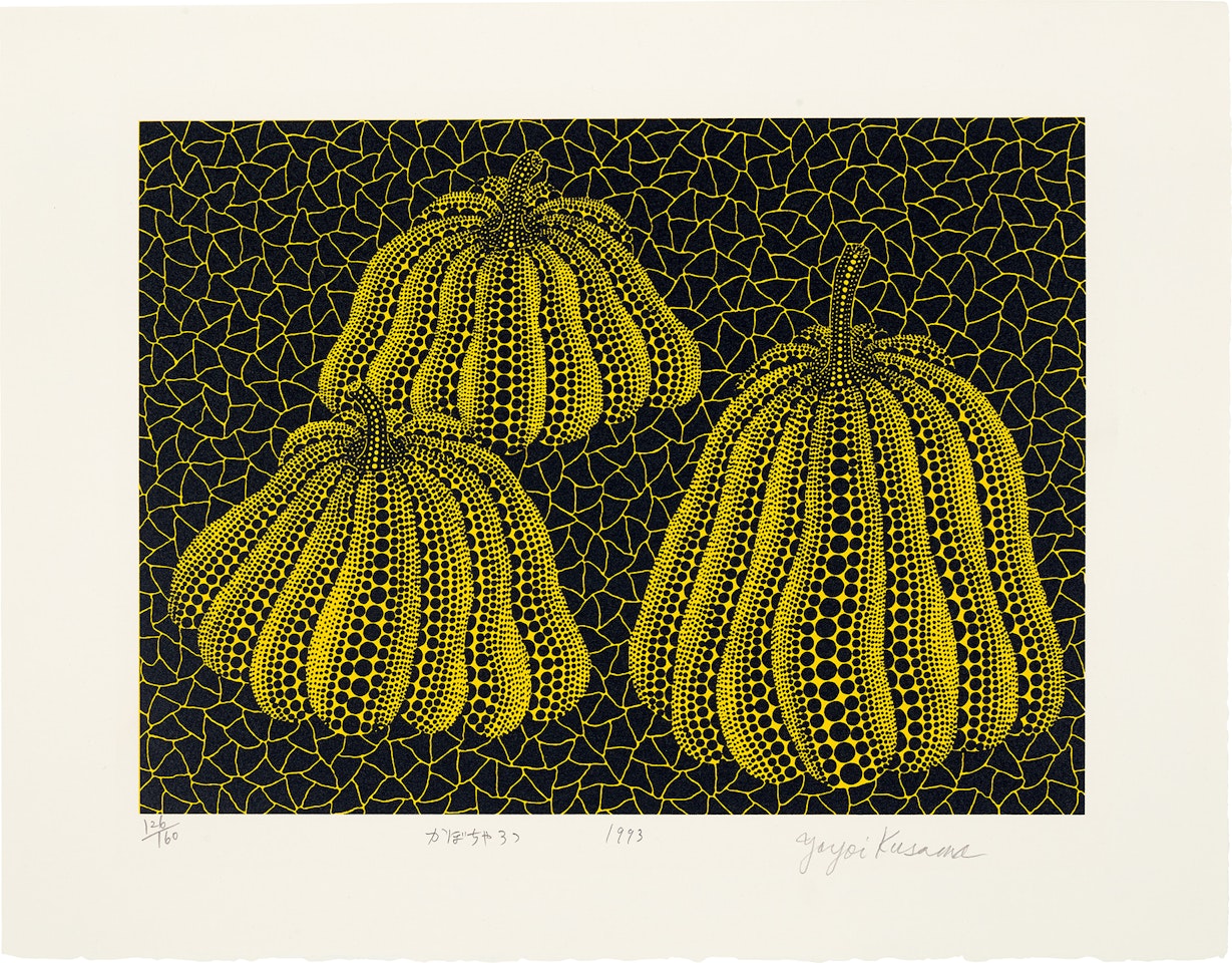 Three Pumpkins (K. 186) by Yayoi Kusama