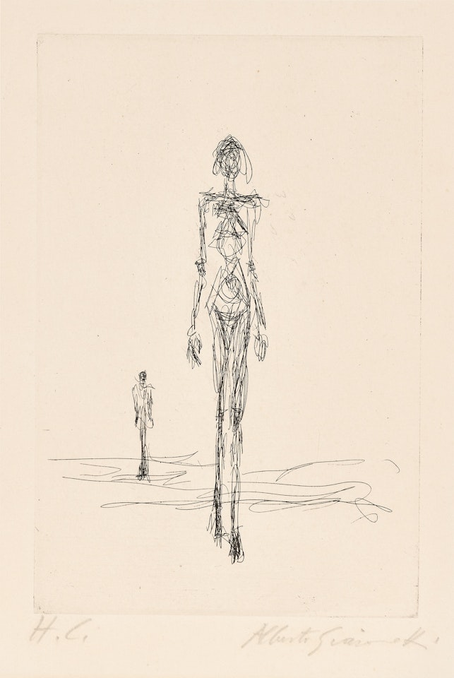 Frontispiece, from L"Épervier (The Sparrowhawk) (L. 106) by Alberto Giacometti