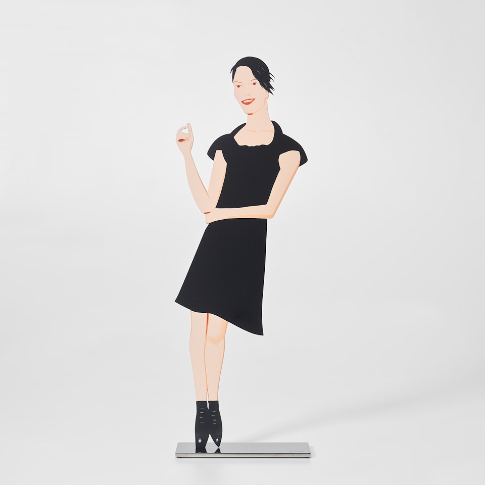 Black Dress (Carmen), from Black Dress (Cutouts) by Alex Katz