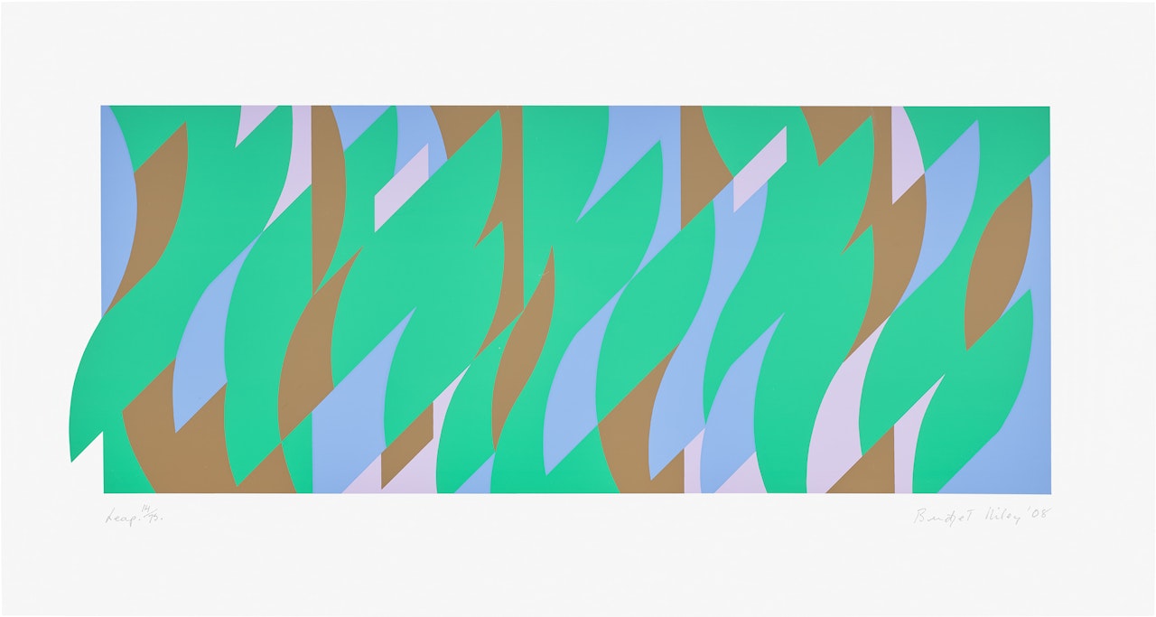 Leap (S. 68, T. & G. 68) by Bridget Riley