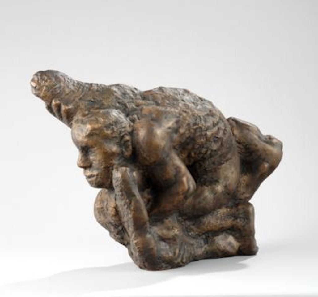 Johann Joachim Winkelmanns Ende, Stein 1965/ Branz 1985 by Alfred Hrdlicka