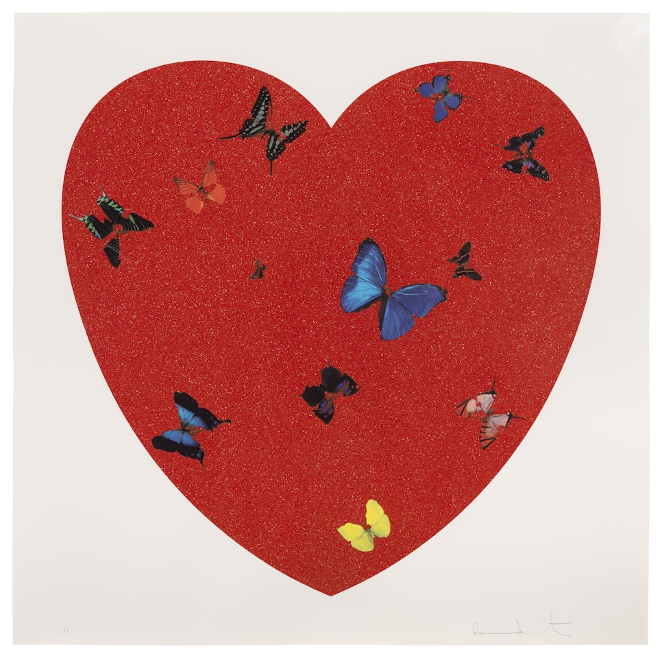 All You Need is Love Love Love by Damien Hirst