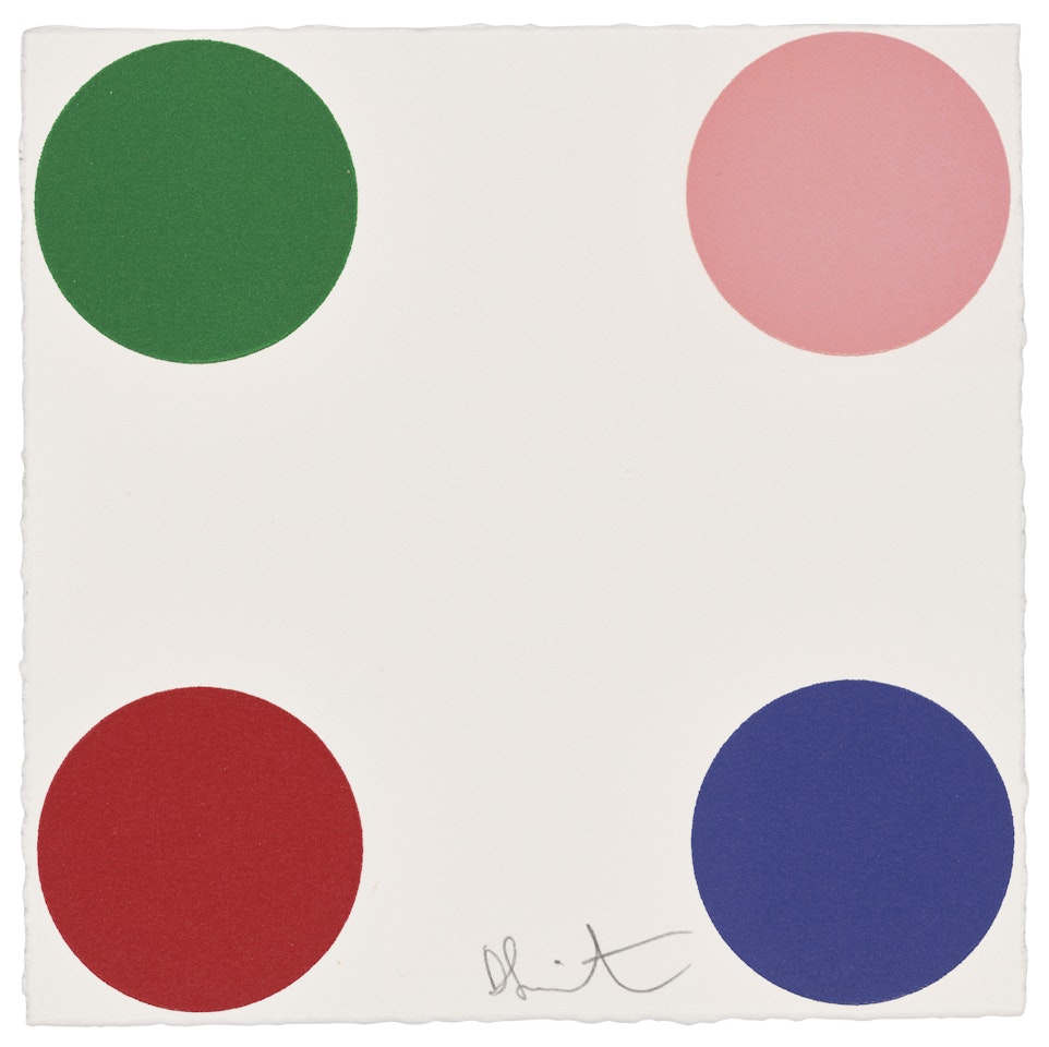Cupric Bromide, from: 40 Woodcut Spots by Damien Hirst