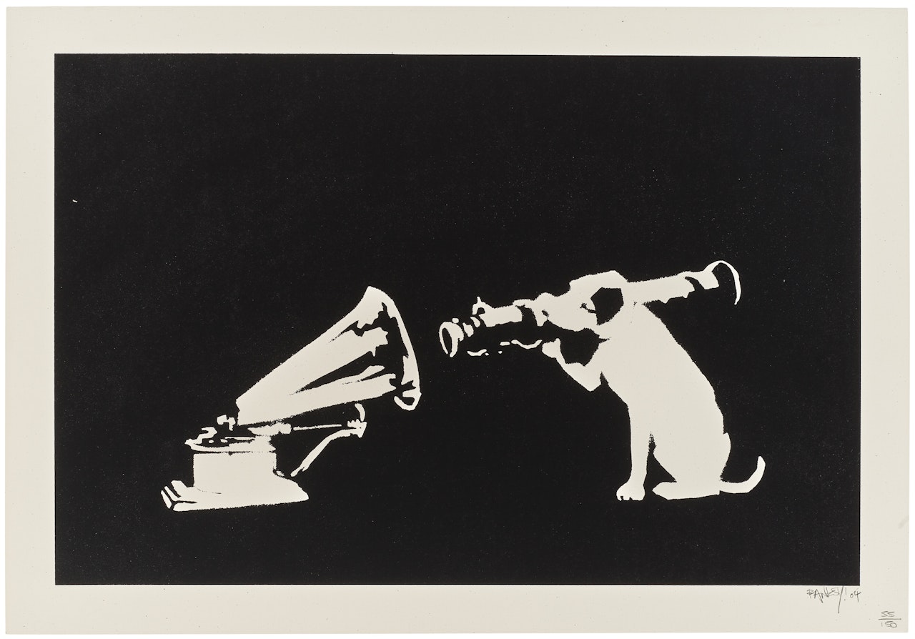 HMV Dog by Banksy