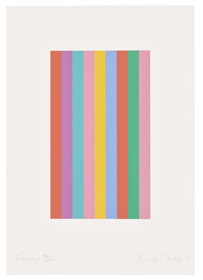 Sideways by Bridget Riley