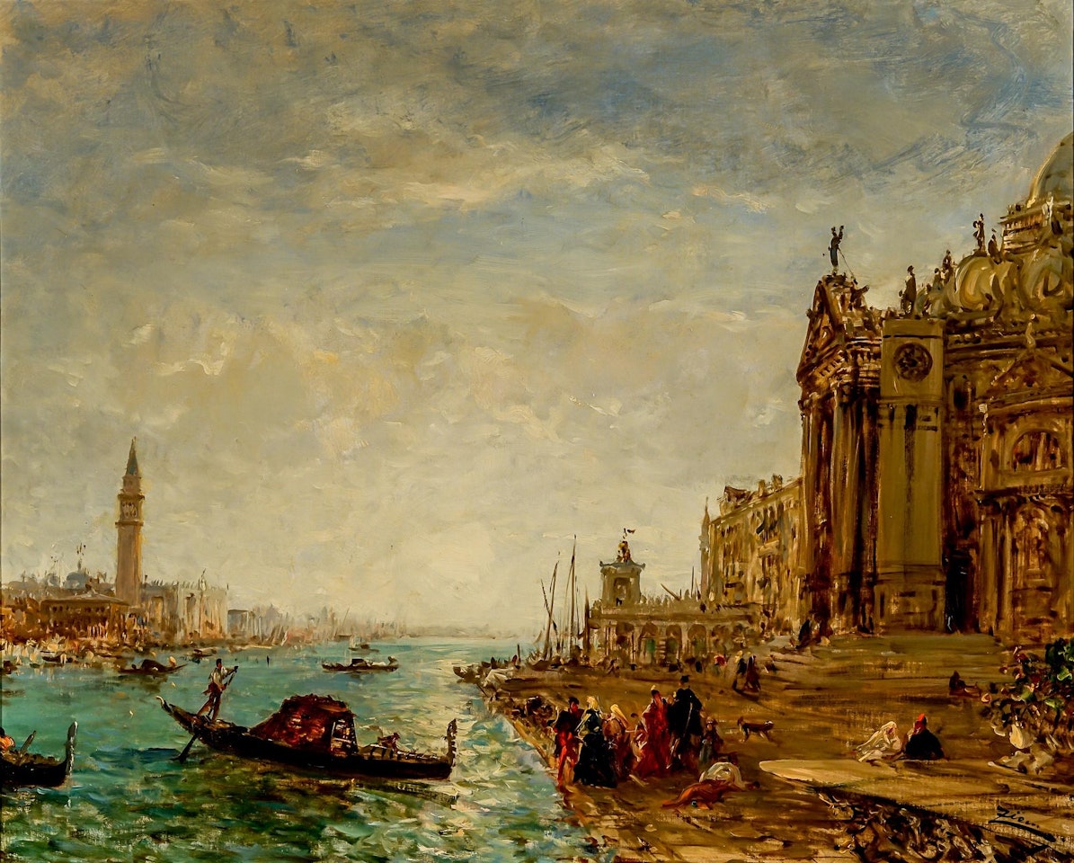 Church of Santa Maria delle Salute by Félix Ziem