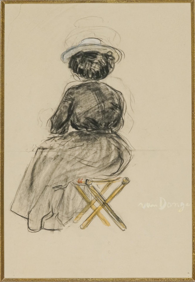 Study of a Seated Woman by Kees van Dongen