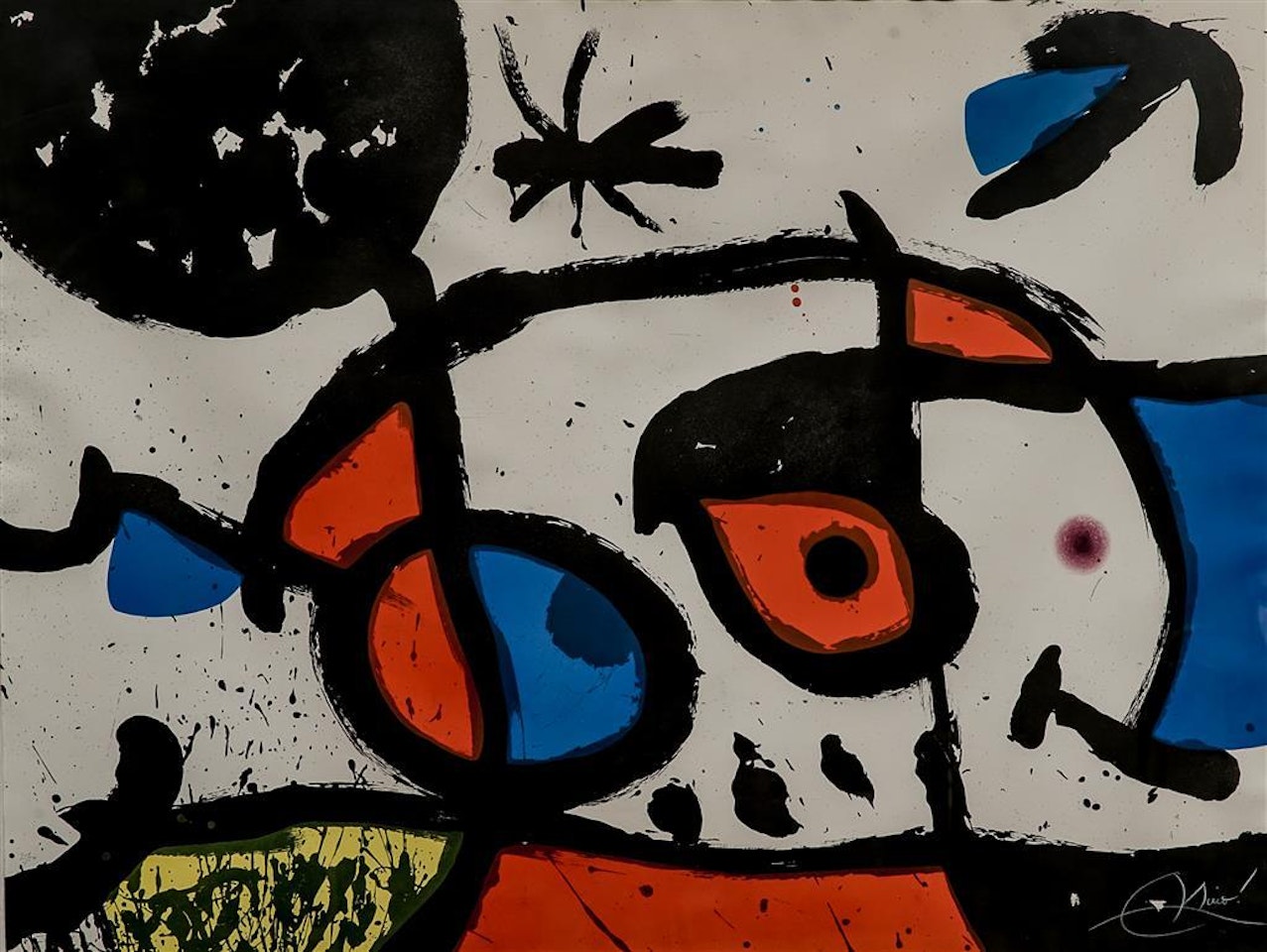 Le Bagnard et sa Compagne (Dupin 749) by Joan Miró