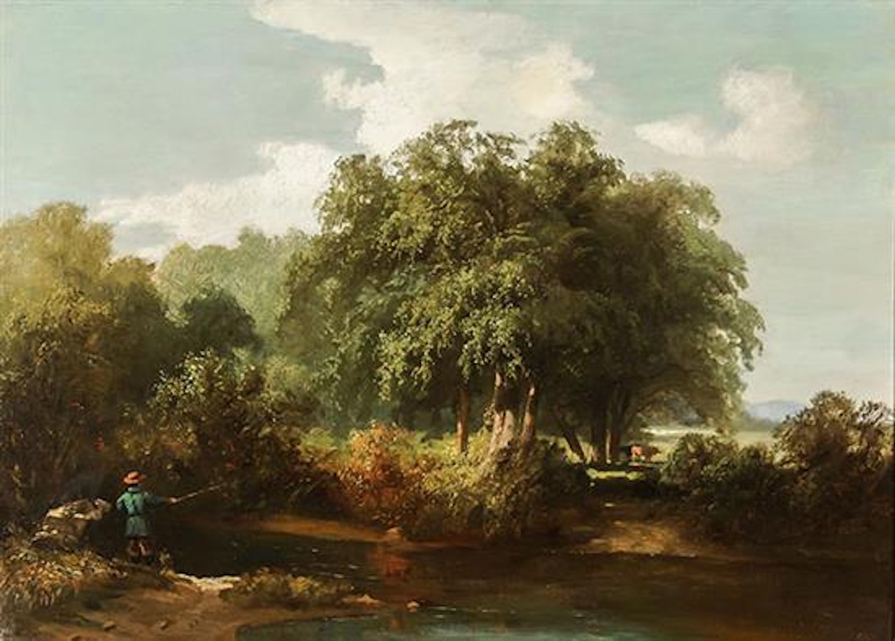 Fishing on a Summer Day by Thomas Hill