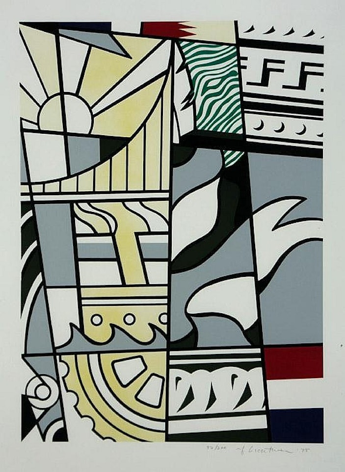 Bicentennial Print from America: The Third Century Portfolio (Corlett 136) by Roy Lichtenstein