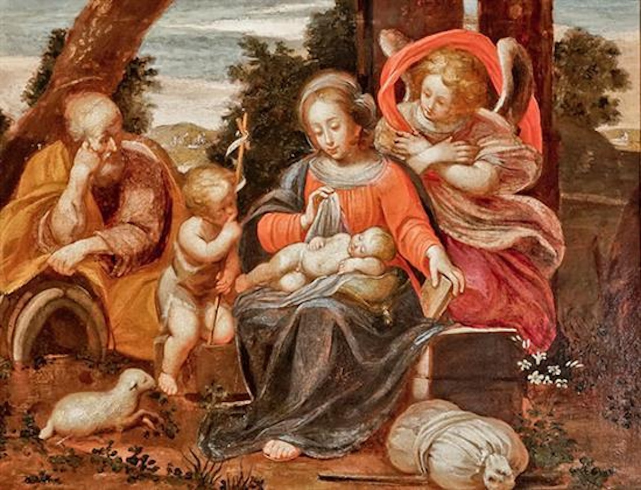 The Holy Family by Italian School