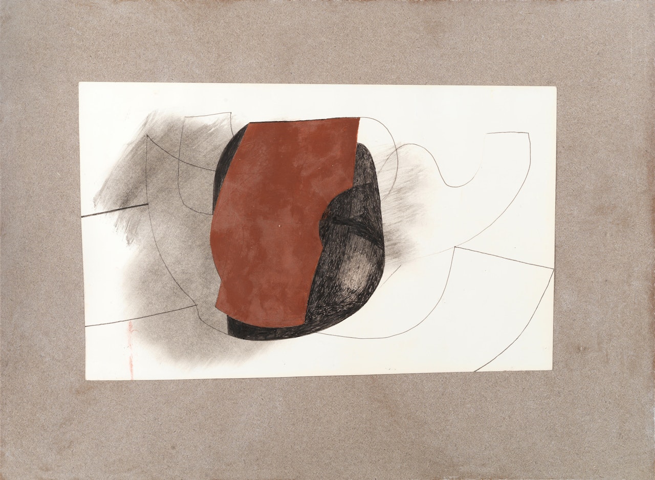 1979 (red form) by Ben Nicholson, O.M.