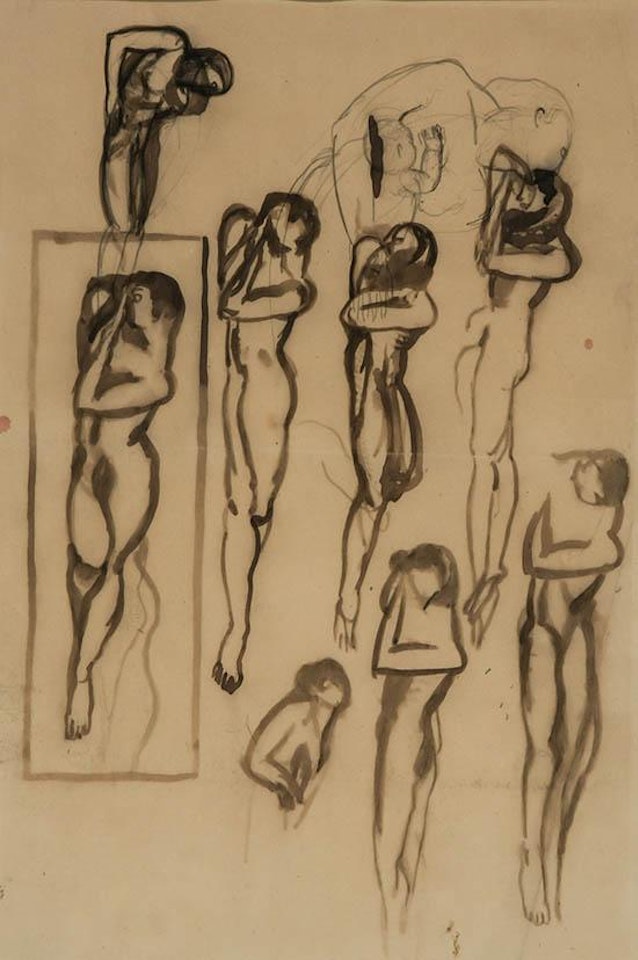 Study for "Lovers" by Rockwell Kent