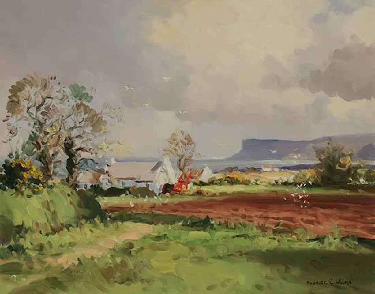 Above Bally Castle by Maurice Canning Wilks