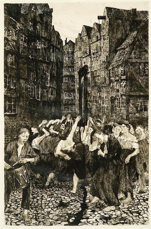 The Dance (Die Carmagnole) by Kathe Kollwitz