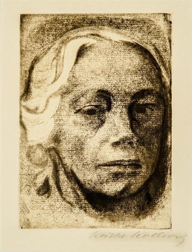 Self-Portrait (Selbstbildnis) by Kathe Kollwitz
