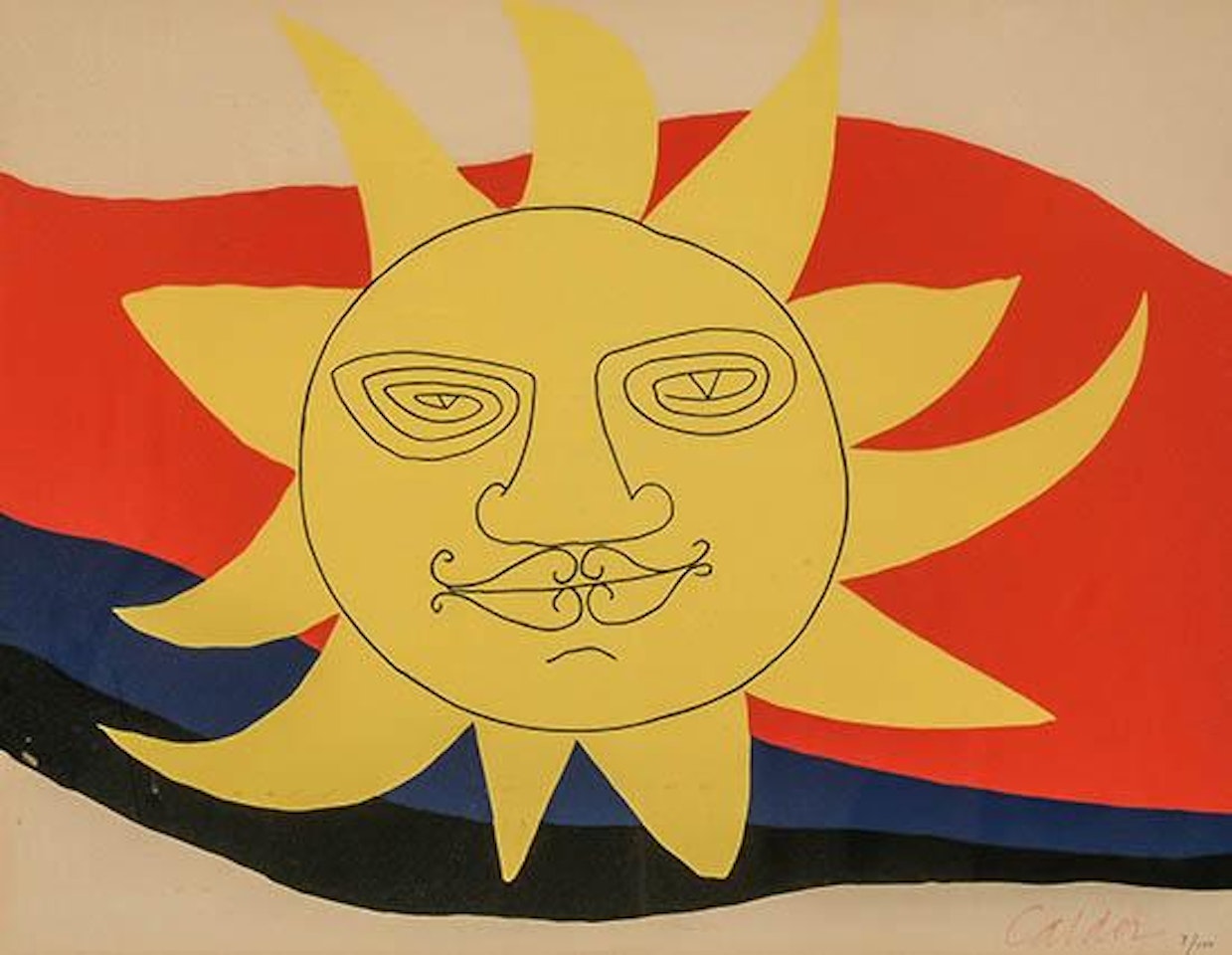 Sun Face by Alexander Calder