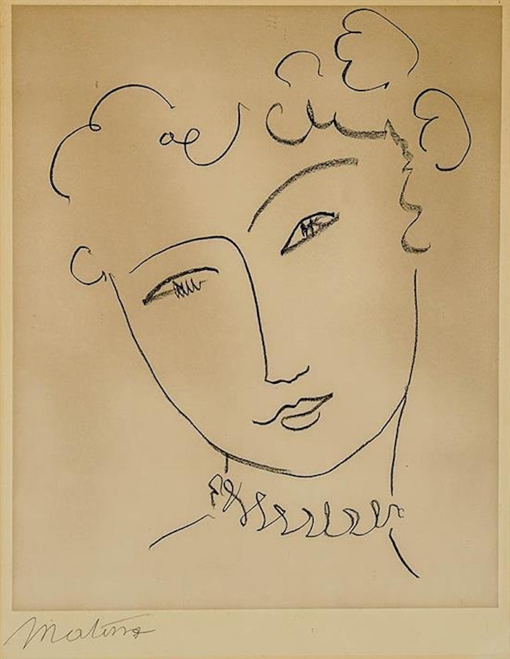 Madame Pompadour (Pour Versailles) (Duthuit-Matisse 664) by Henri Matisse