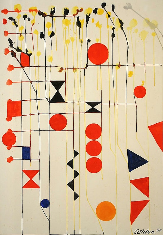 Untitled Abstract by Alexander Calder