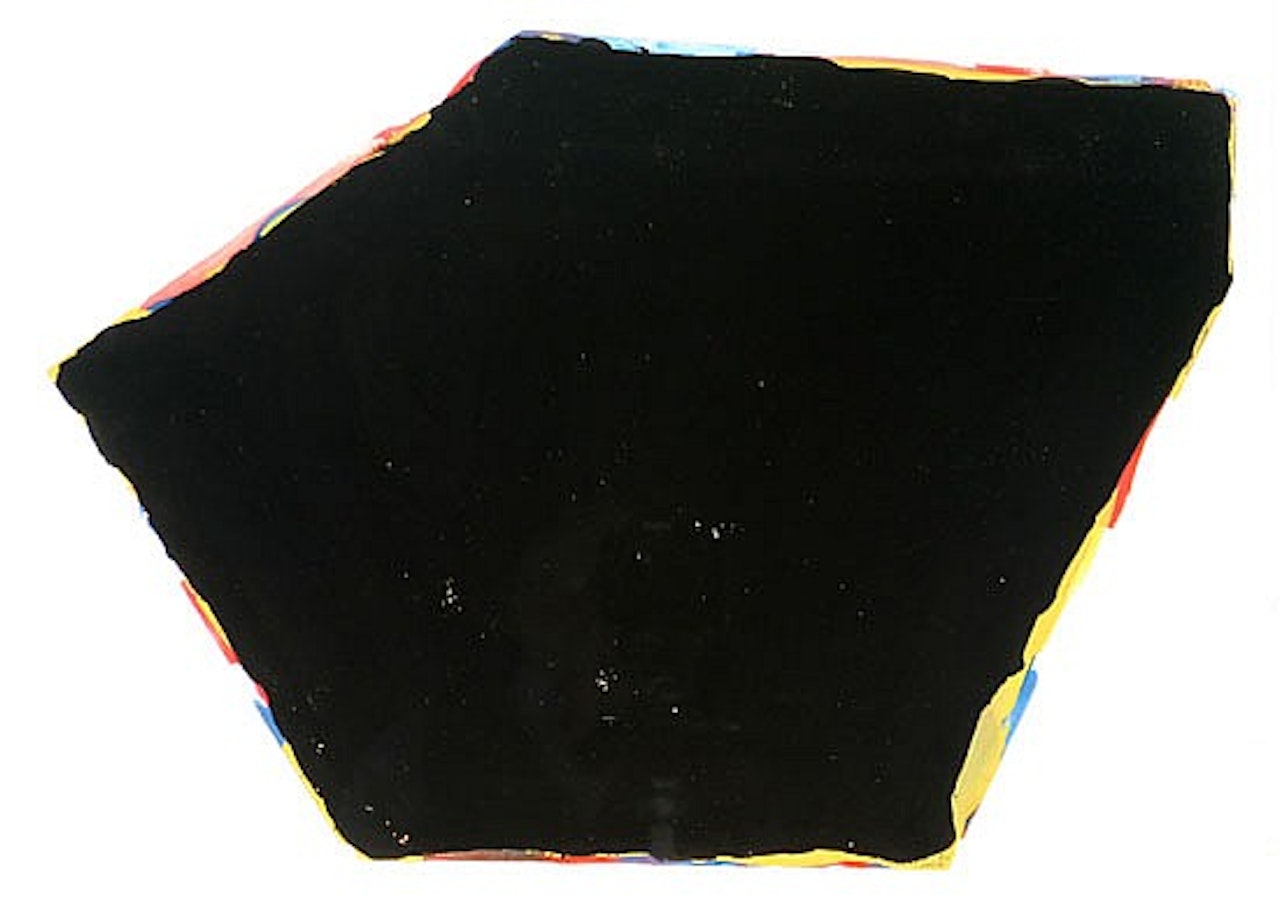 Irregular Shape, Black by Sol LeWitt