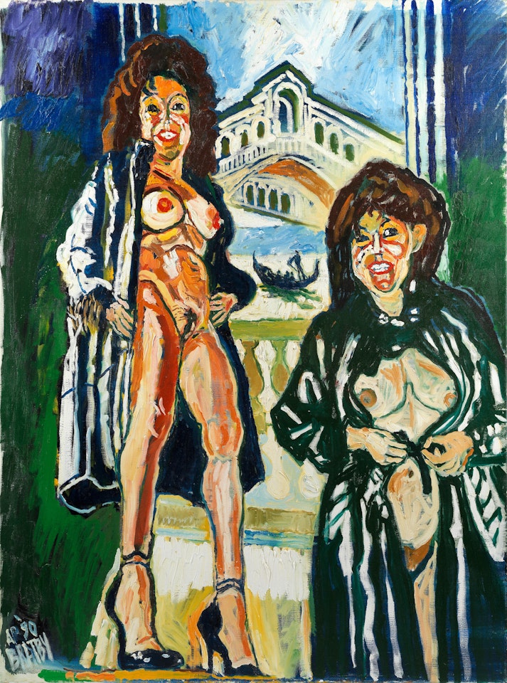 Patti in Venice by John Bratby