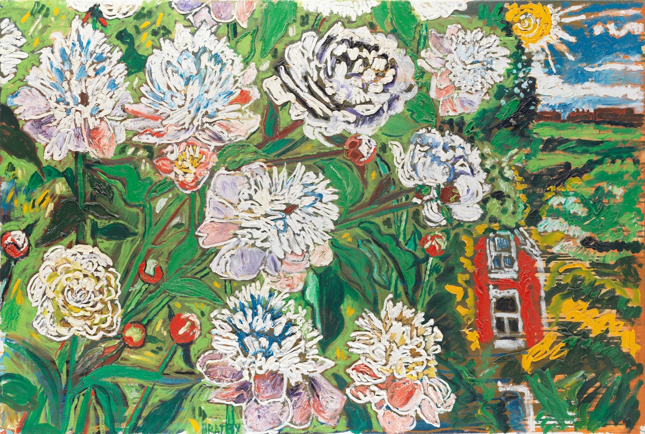 Peonies by John Bratby