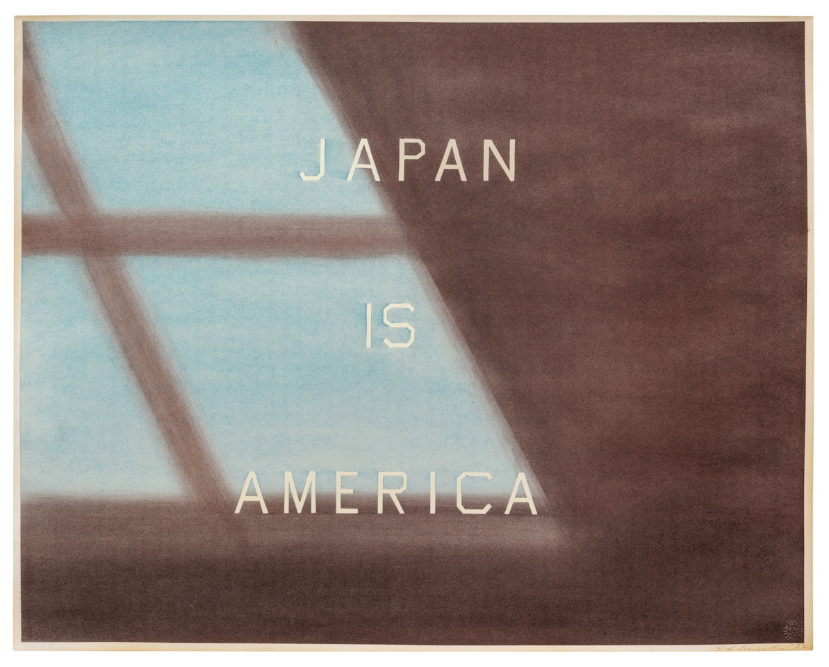 Japan Is America by Ed Ruscha