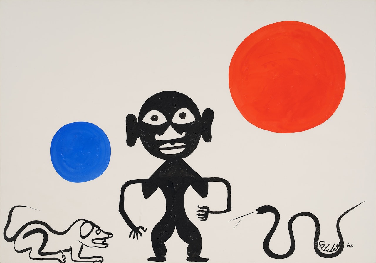 African with Pets by Alexander Calder