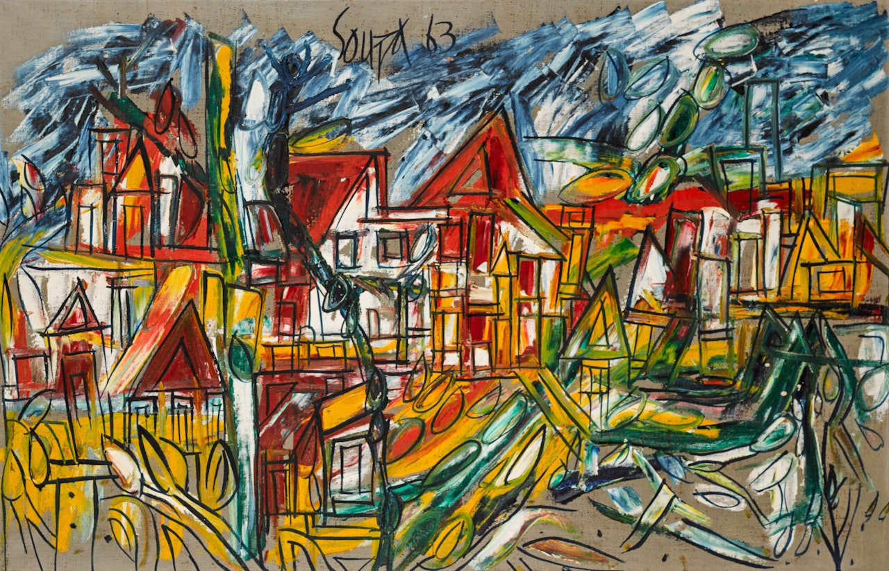 Untitled (Landscape) by Francis Newton Souza
