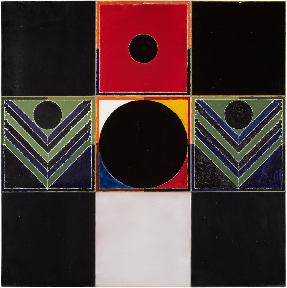 Untitled (Earthenware) by Sayed Haider Raza